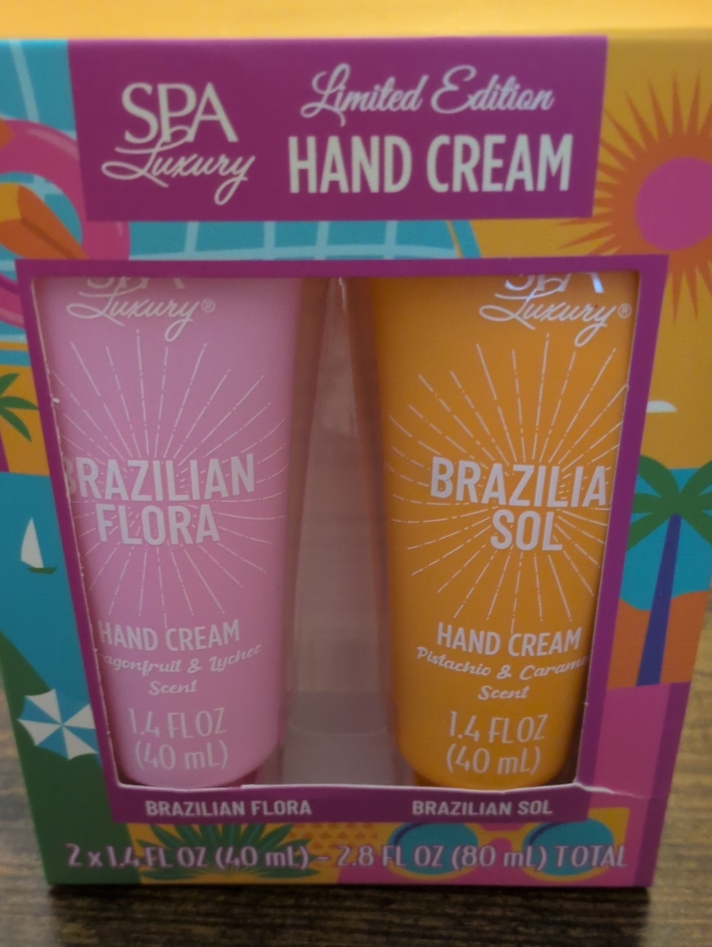 Spa Luxury Brazilian Flora & Brazilian Sol Hand Cream Duo - Limited Edition